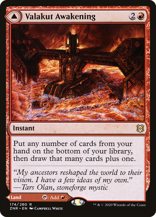 Valakut Awakening // Valakut Stoneforge (ZNR-174) (Foil)