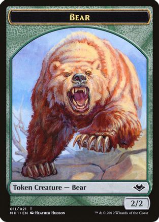 Bear // Spirit Double-Sided Token (MH1-11 // 16)
