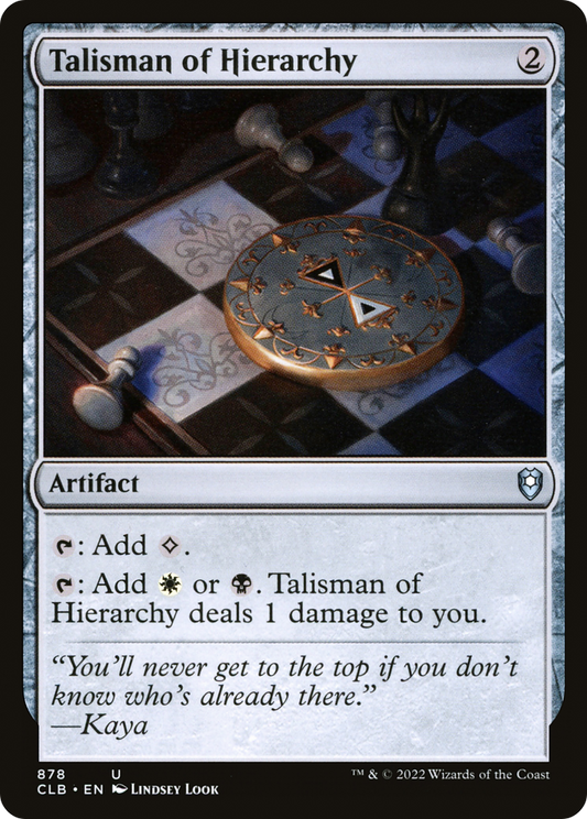 Talisman of Hierarchy (CLB-878)