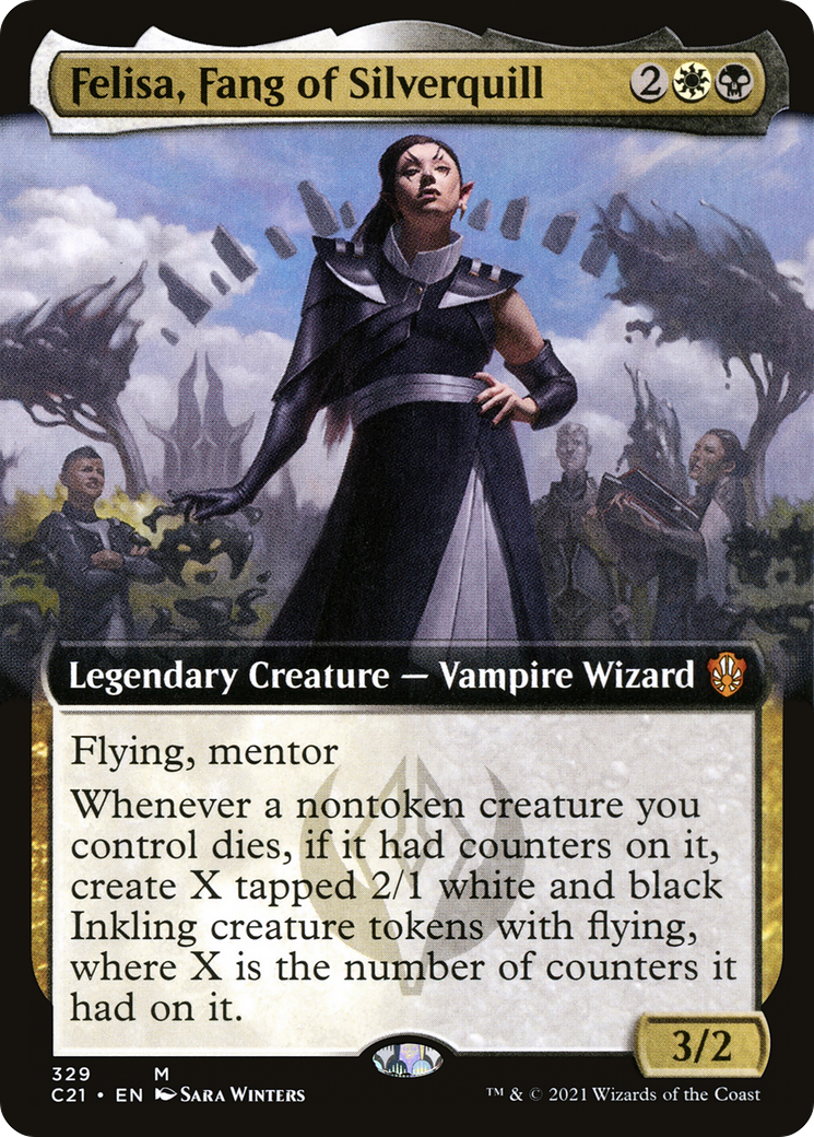 Felisa, Fang of Silverquill (C21-329) (Extended Art)