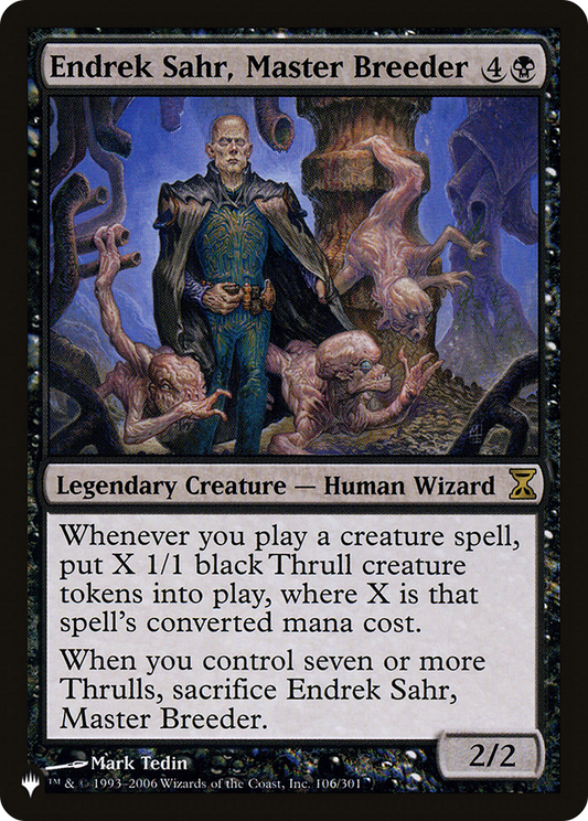 Endrek Sahr, Master Breeder (LIST-TSP-106)