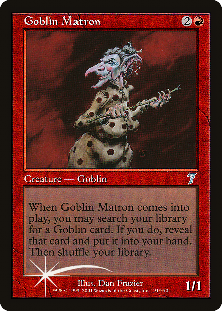 Goblin Matron (7ED-191★) (Foil)