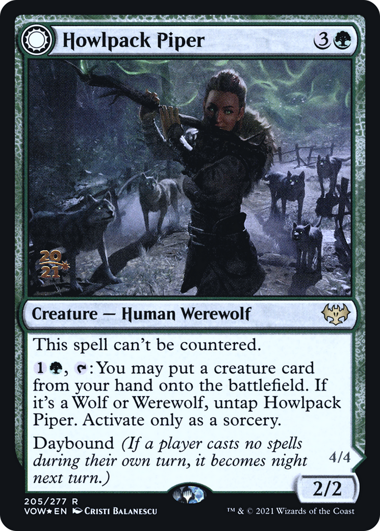 Howlpack Piper // Wildsong Howler (PRE-205S) (Foil)