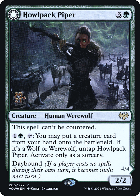 Howlpack Piper // Wildsong Howler (PRE-205S) (Foil)