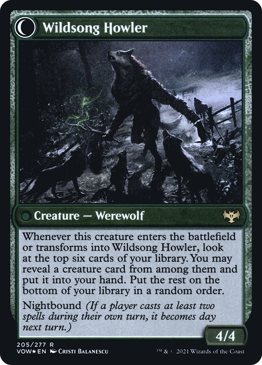 Howlpack Piper // Wildsong Howler (PRE-205S) (Foil)