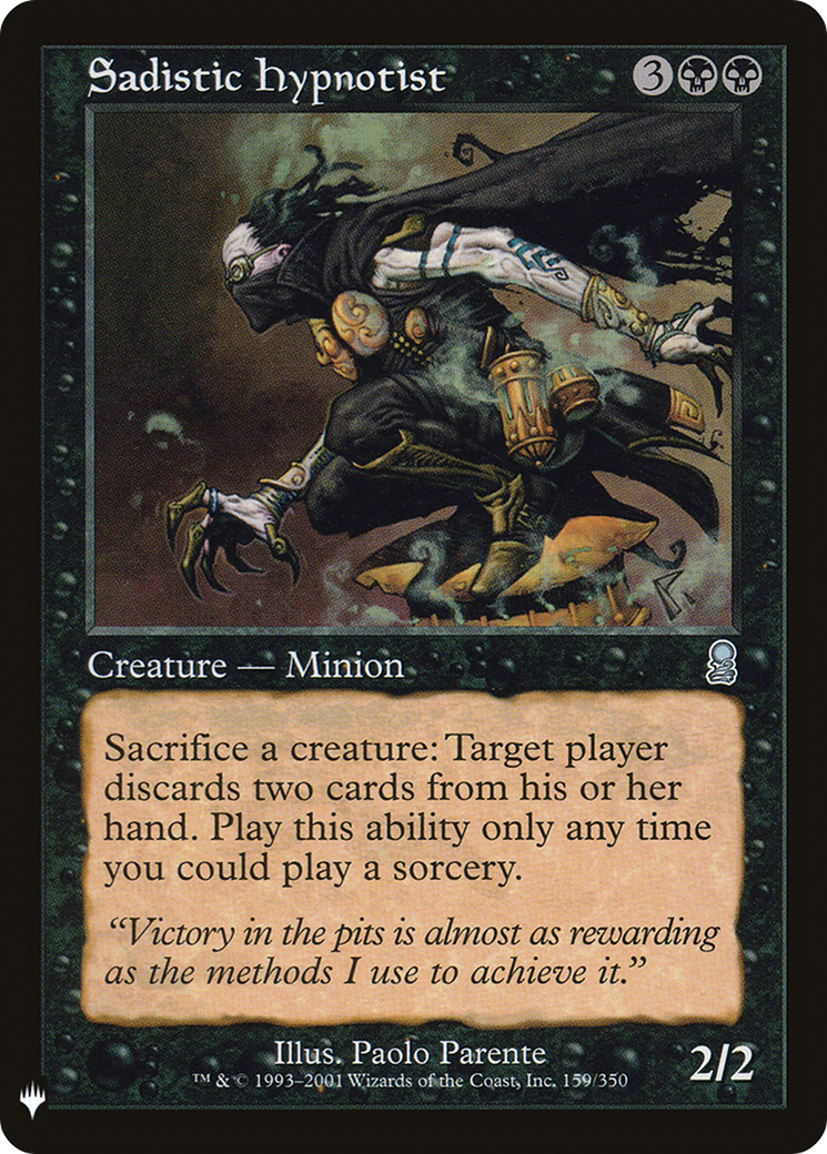 Sadistic Hypnotist (LIST-ODY-159)