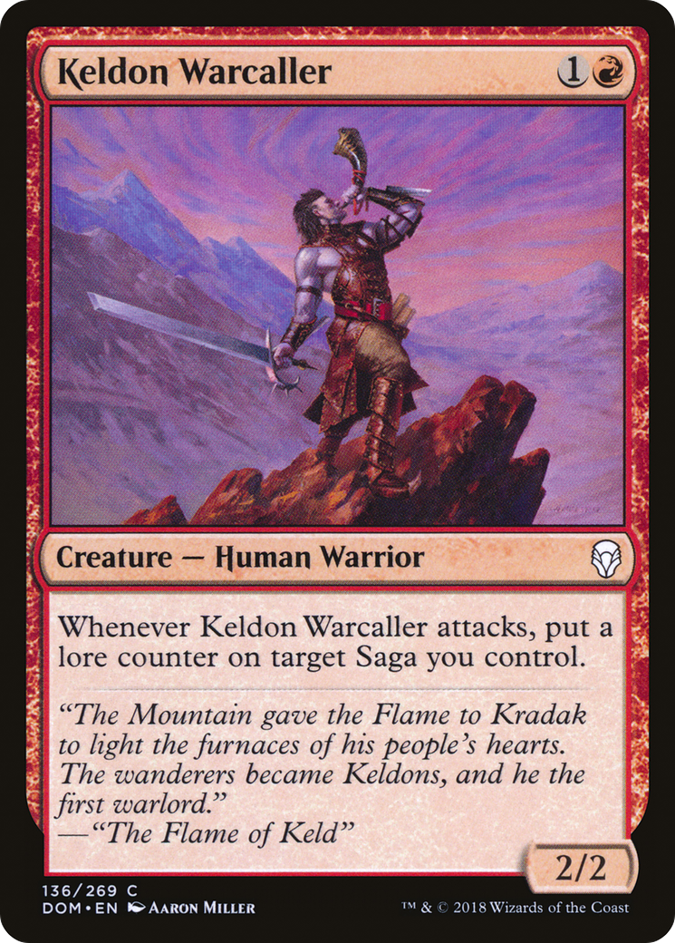 Keldon Warcaller (DOM-136) (Foil)
