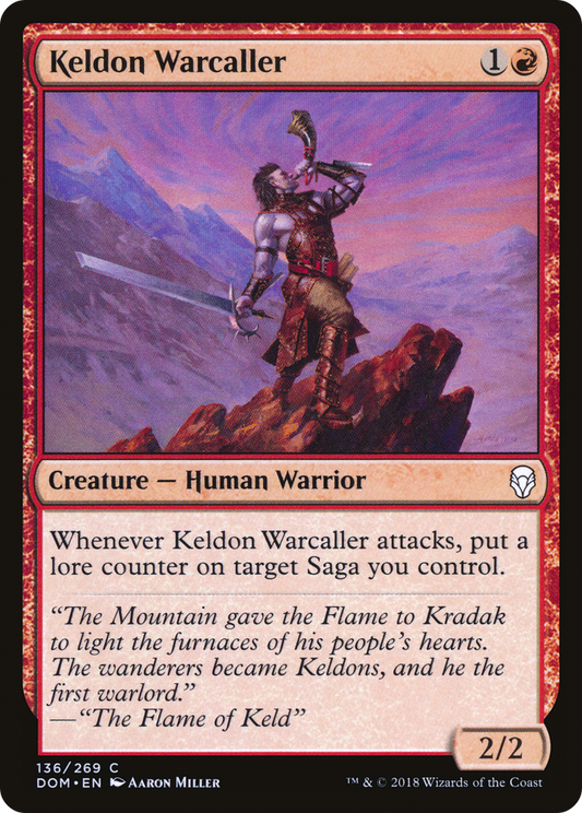 Keldon Warcaller (DOM-136) (Foil)