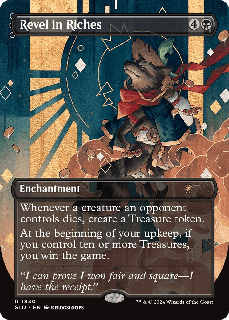 Revel in Riches (SLD-1830) (Borderless) (Foil)