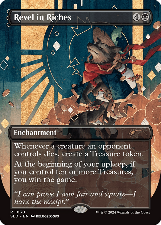 Revel in Riches (SLD-1830) (Borderless) (Foil)