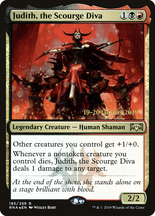 Judith, the Scourge Diva (PRE-185S) (Foil)
