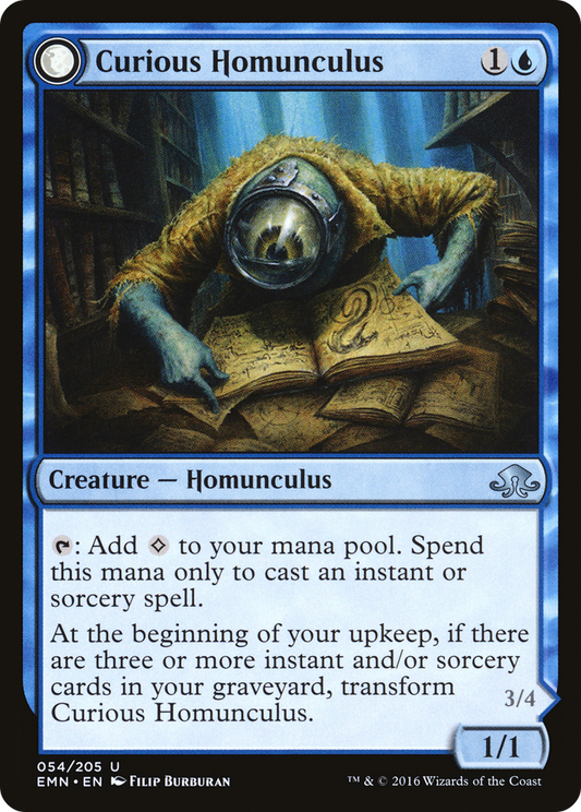 Curious Homunculus // Voracious Reader (EMN-054) (Foil)