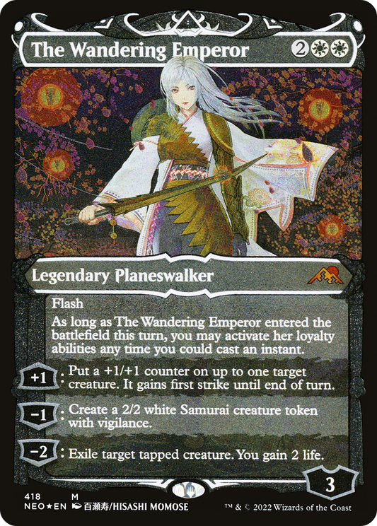 The Wandering Emperor (NEO-418) (Showcase) (Etched Foil)