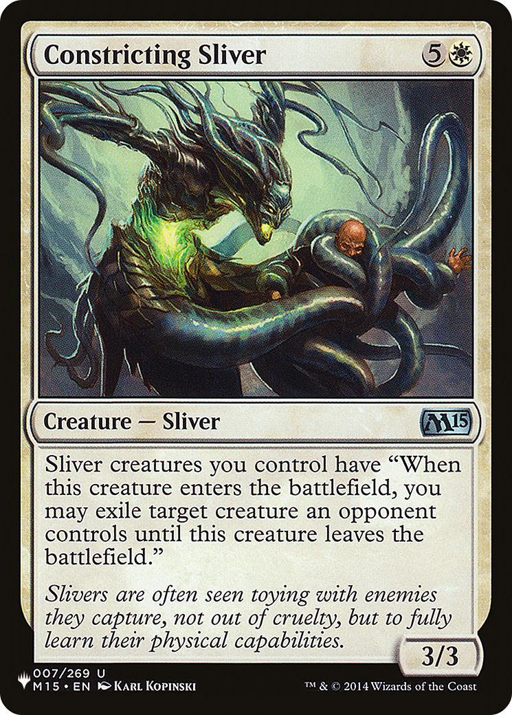 Constricting Sliver (LIST-M15-7)
