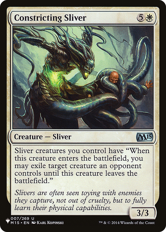 Constricting Sliver (LIST-M15-7)