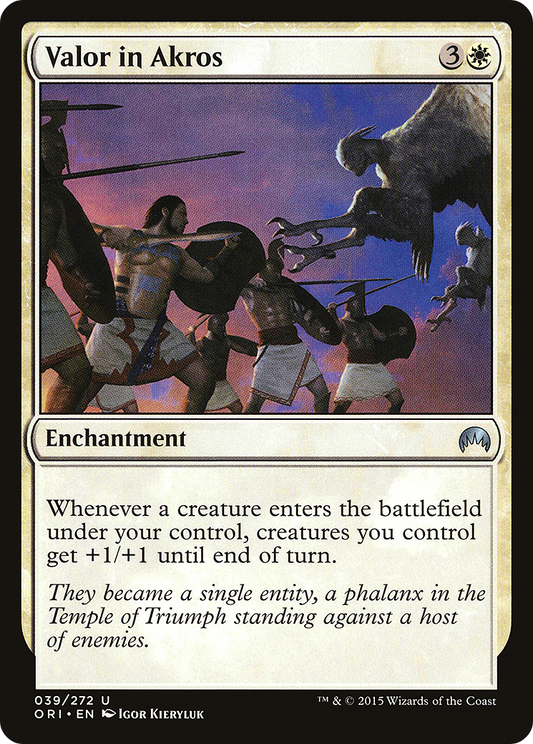 Valor in Akros (ORI-039) (Foil)