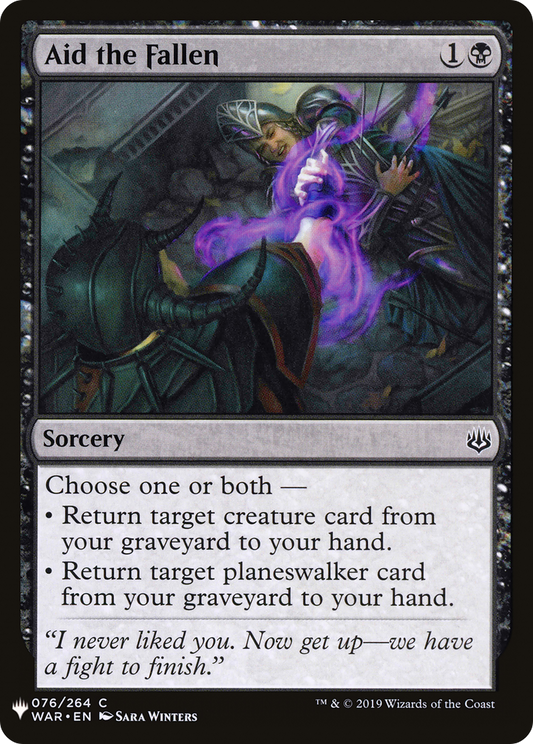 Aid the Fallen (LIST-WAR-76)