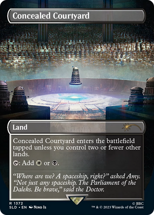 Concealed Courtyard (SLD-1372) (Borderless) (Foil)