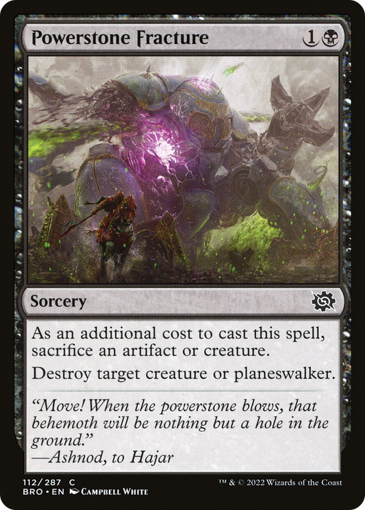 Powerstone Fracture (BRO-112) (Foil)