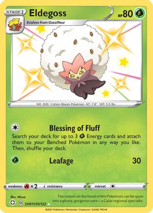 Eldegoss (SHFSV-SV011) (Holofoil)