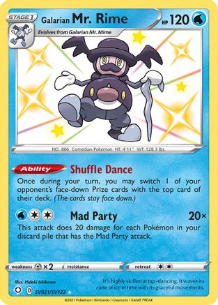 Galarian Mr. Rime (SHFSV-SV021) (Holofoil)