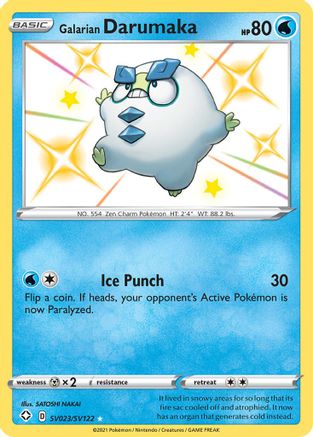 Galarian Darumaka (SHFSV-SV023) (Holofoil)