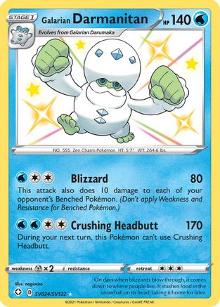 Galarian Darmanitan (SHFSV-SV024) (Holofoil)