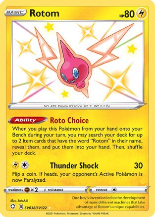 Rotom (SHFSV-SV038) (Holofoil)