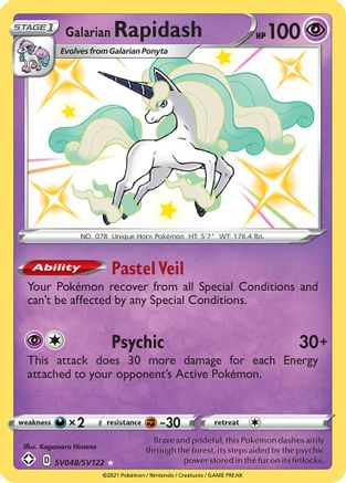 Galarian Rapidash (SHFSV-SV048) (Holofoil)
