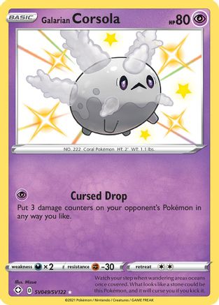 Galarian Corsola (SHFSV-SV049) (Holofoil)