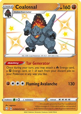Coalossal (SHFSV-SV069) (Holofoil)