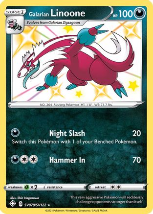 Galarian Linoone (SHFSV-SV079) (Holofoil)