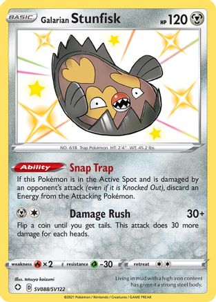 Galarian Stunfisk (SHFSV-SV088) (Holofoil)