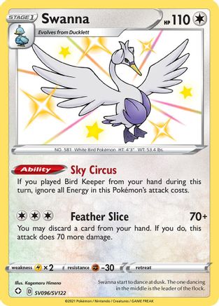 Swanna (SHFSV-SV096) (Holofoil)