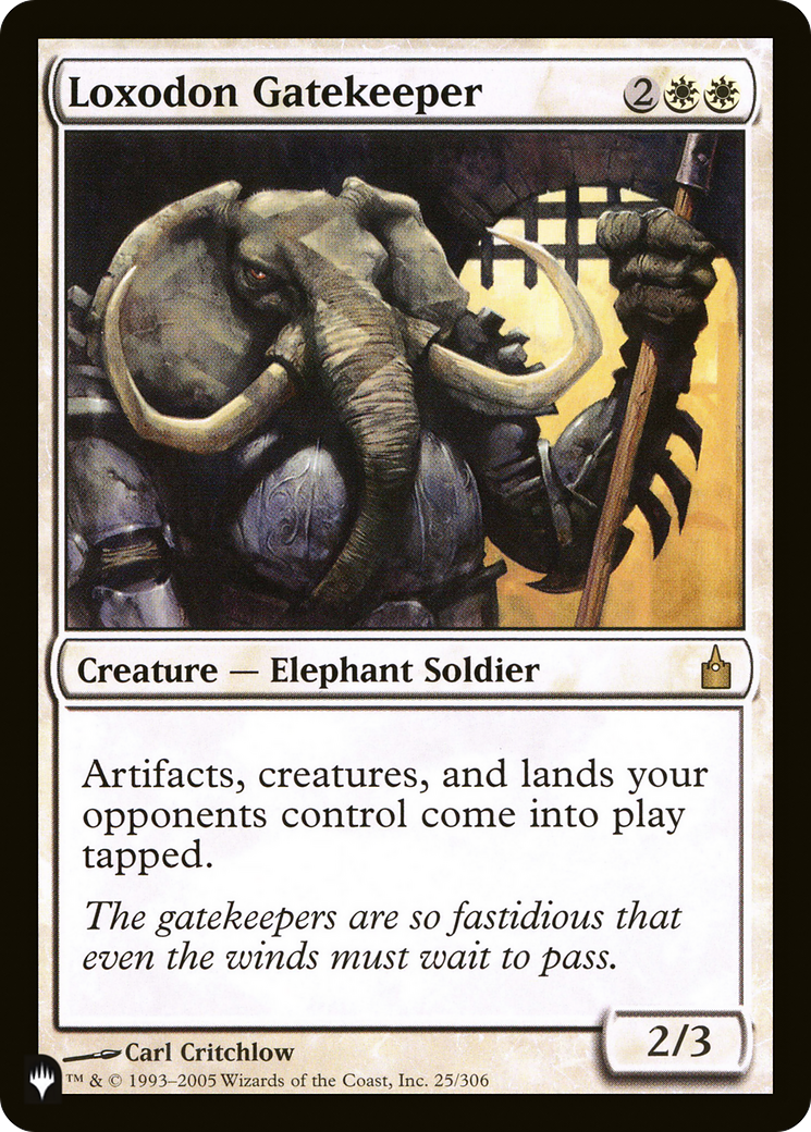 Loxodon Gatekeeper (LIST-RAV-25)