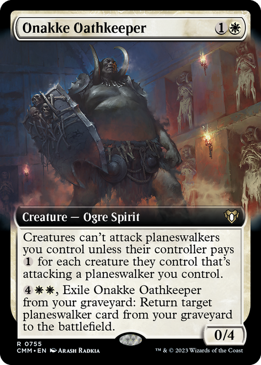 Onakke Oathkeeper (CMM-755) (Extended Art) (Foil)