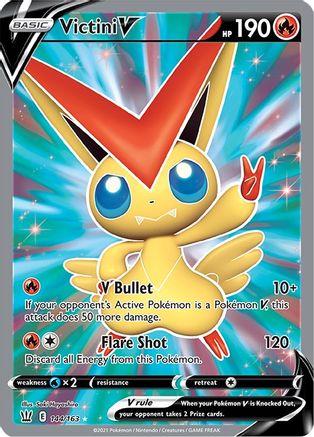 Victini V (Full Art) (BST-144) (Holofoil)
