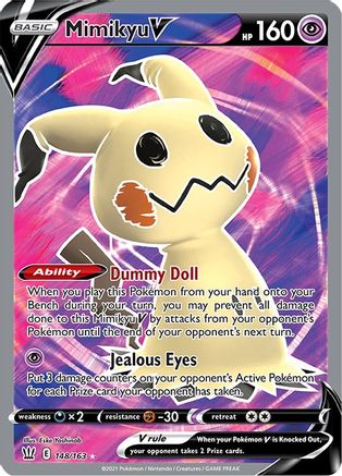 Mimikyu V (Full Art) (BST-148) (Holofoil)