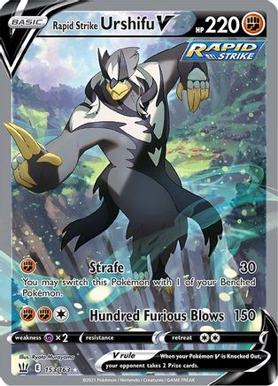 Rapid Strike Urshifu V (Alternate Full Art) (BST-153) (Holofoil)