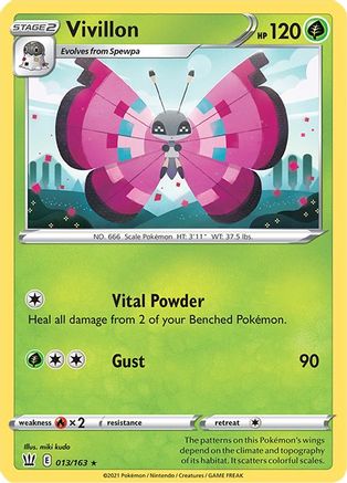 Vivillon (BST-013) (Reverse Holofoil)