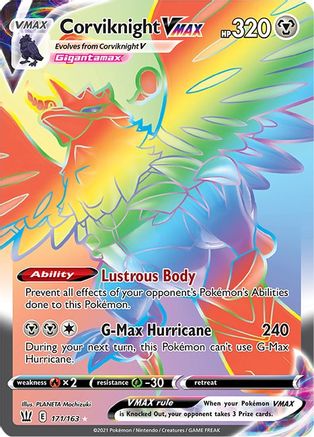 Corviknight VMAX (Secret) (BST-171) (Holofoil)
