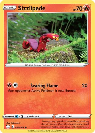 Sizzlipede (BST-029) (Reverse Holofoil)