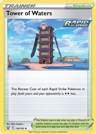 Tower of Waters (BST-138) (Reverse Holofoil)