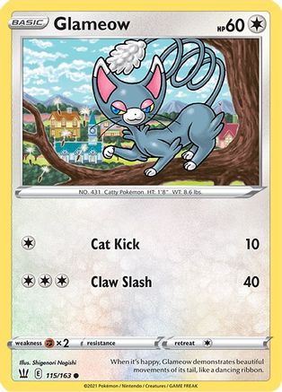 Glameow (BST-115) (Reverse Holofoil)