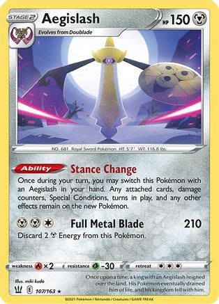 Aegislash (107) (BST-107) (Holofoil)