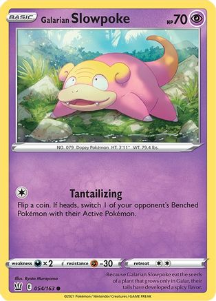 Galarian Slowpoke (BST-054) (Reverse Holofoil)