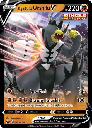 Single Strike Urshifu V (SSP-SWSH106) (Holofoil)