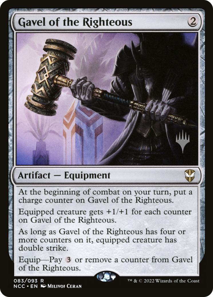 Gavel of the Righteous (PPSNC-83P) (Foil)