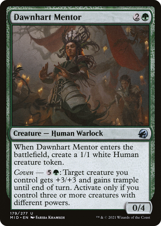 Dawnhart Mentor (MID-179) (Foil)