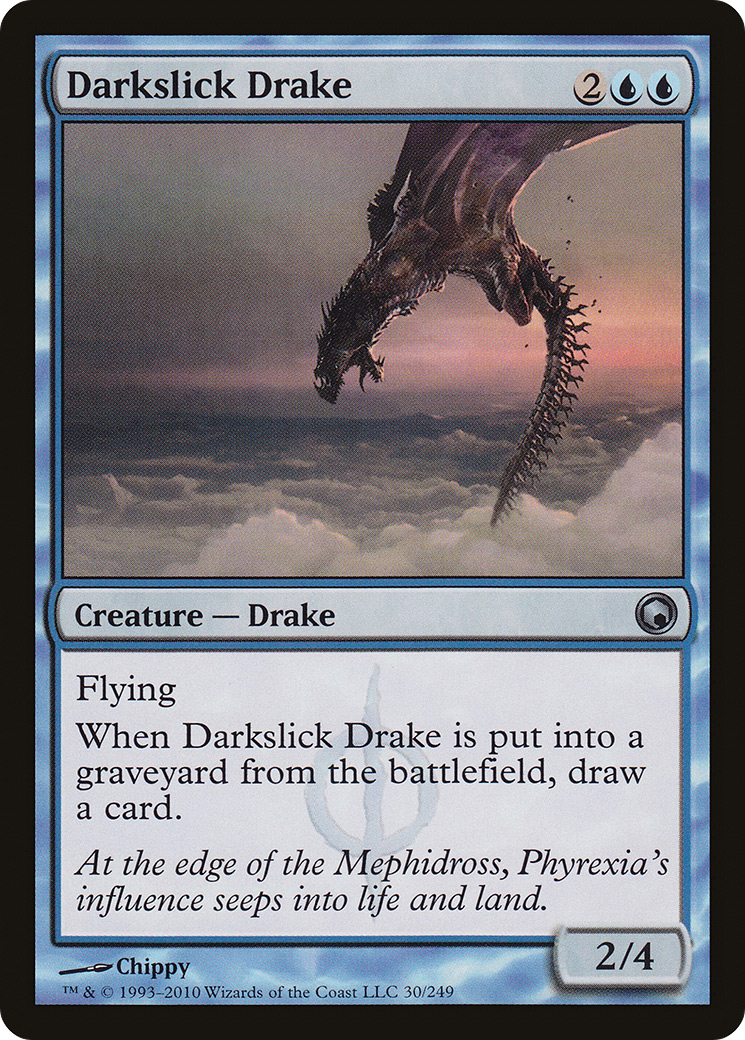 Darkslick Drake (SOM-030) (Foil)